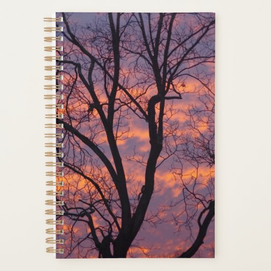 Winter Zonsondergang Planner (Voorkant)