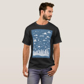 Winterachtergrond T-shirt (Voorkant volledig)