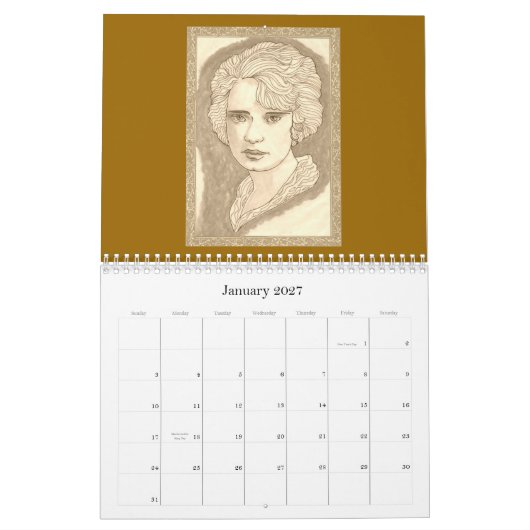 Winteragenda Kalender (Jan 2027)