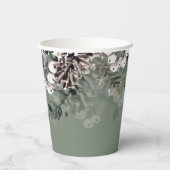 WinterBaby shower Papieren Bekers (Achterkant)