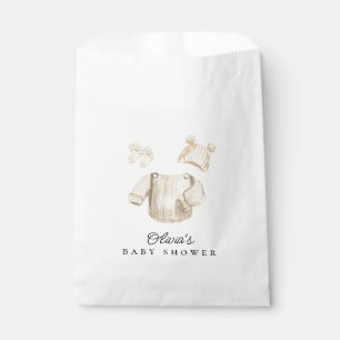 Winterbabykleding Genderneutraal Baby shower Bedankzakje