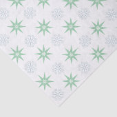 Winterbanden en sneeuwvlokken wit tissuepapier (Detail)