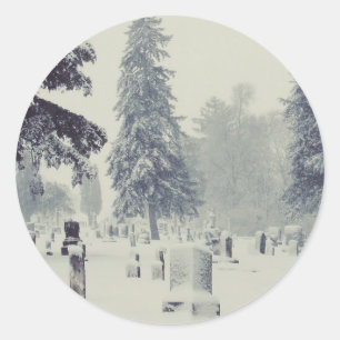 Winterbegraafplaats Ronde Sticker