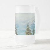 winterbergmeren matglas bierpul (Voorkant rechts)