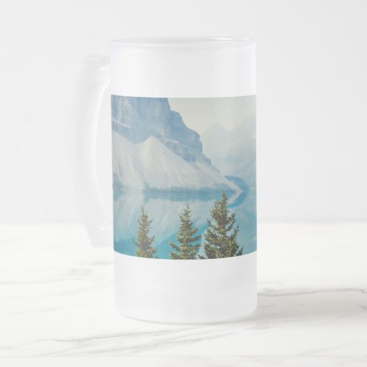 winterbergmeren matglas bierpul (Voorkant links)