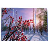 Winterberry dans un sac cadeau de glace (Dos)