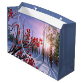 Winterberry dans un sac cadeau de glace (Dos Angle)