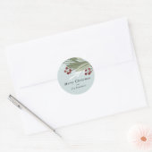Winterberry-Kerst sticker (Envelop)