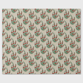 Winterbessen Elegant Botanisch Kerstcadeauverpakki Cadeaupapier
