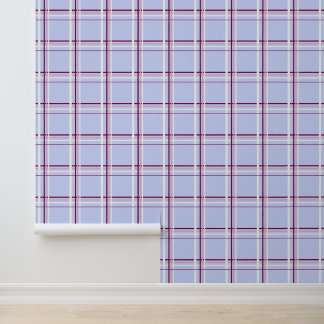 Winterbessen geruite tartan behang