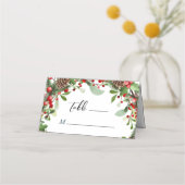 Winterbessen Kerstmis Tafel Escort (Voorkant)