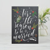 winterbessen met bridale doucheuitnodiging kermas kaart (Staand voorkant)