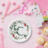 Winterbessen Monogram C papier Bord (Feest)