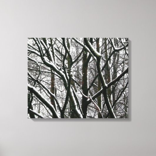 Winterbijkantoren Canvas Afdruk (Voorkant)