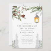 Winterbijtbomen botanische lantaarns kaart (Voorkant)