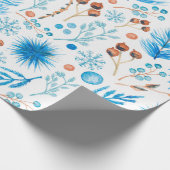 winterblaaspapier cadeaupapier (Hoek)