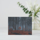 Winterbladeren Briefkaart (Staand voorkant)