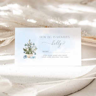 Winterblauw hoe groot is mama's buik informatiekaartje