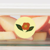 Winterbloem Labels (Aangebracht)