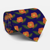 Winterbloem Stropdas (Opgerold)