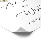 Winterbloemen advies en wensen voor Passen getrouw Poster (Hoek)