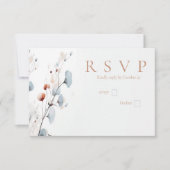 Winterbloemen RSVP Kaartje (Voorkant)