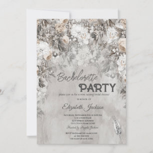 Winterbloemen Wonderland Bachelorette Kaart