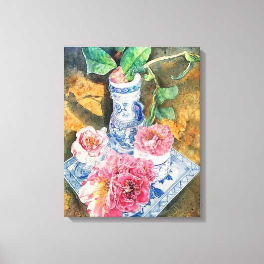 Winterbloesems Canvas Afdruk (Voorkant)