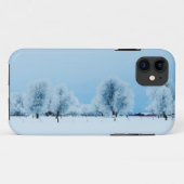 WinterBoerderij Case-Mate iPhone Case (Achterkant (horizontaal))