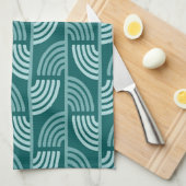 Winterbomen 2. Abstract patroon Theedoek (Quarter Fold)