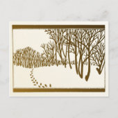 Winterbomen Briefkaart (Voorkant)