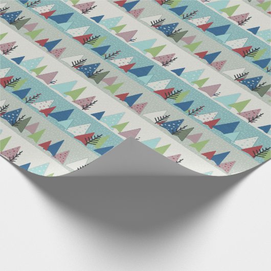 Winterbomen Cadeaupapier (Hoek)