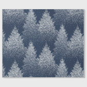 Winterbomen Cadeaupapier (Vlak)