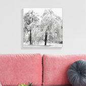Winterbomen Canvas Afdruk (Insitu (Woonkamer))