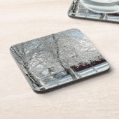 Winterbomen Drankjes Onderzetter (Linkerzijde)