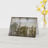 Winterbomen Kaart (Gele Bloem)