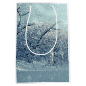 Winterbomen Landschap Medium Cadeauzakje (Voorkant)