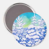 Winterbomen Magneet (Voorkant / Achterkant)