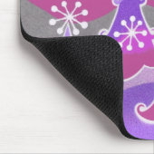 Winterbomen paarse mousepad muismat (Hoek)