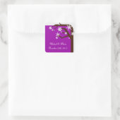 Winterbomen Snowflake Envelope-zegels / Stickers (Tas)