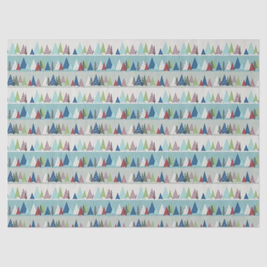 Winterbomen Tissuepapier (Voorkant)