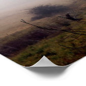 Winterboom in Foggy Meadow #2 Poster (Hoek)