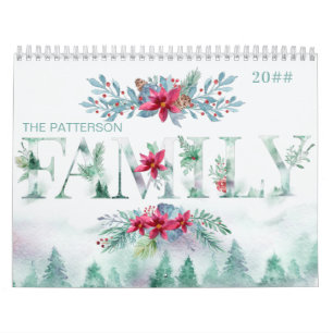 Winterbos 2 Foto's per maandenfamilie 2022 Kalender