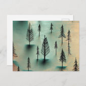 Winterbos Briefkaart (Voorkant / Achterkant)