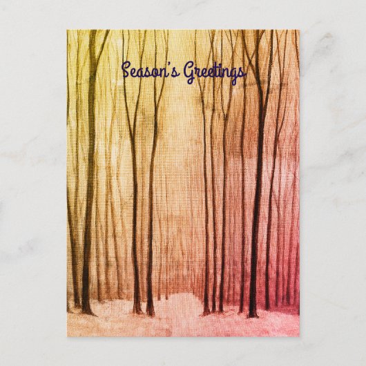 Winterbos Briefkaart (Voorkant)