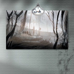 Winterbos Canvas Afdruk