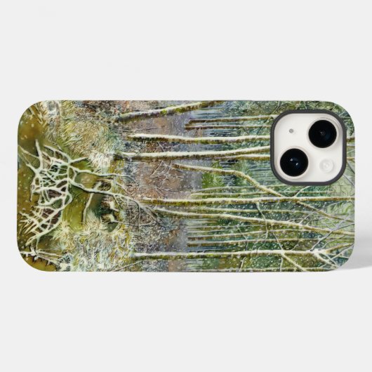 winterbos Case-Mate iPhone case (Achterkant (horizontaal))