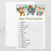 winterbos dierlijk Baby-woordrammer (Voorkant / Achterkant)