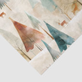 Winterbos en herten tissuepapier (Detail)