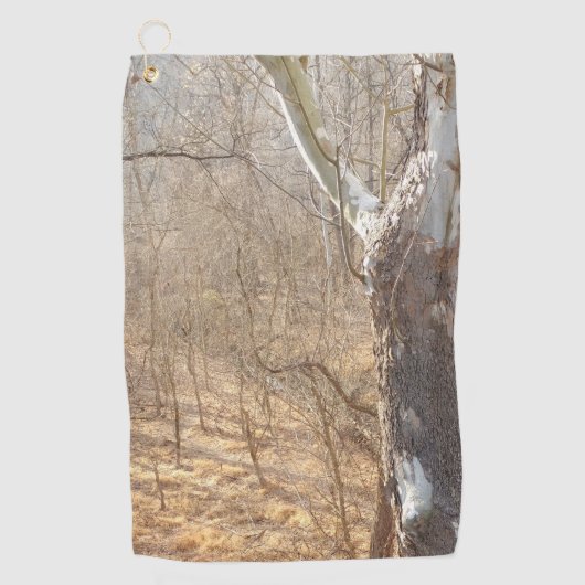 winterbos golfhanddoek (Voorkant)